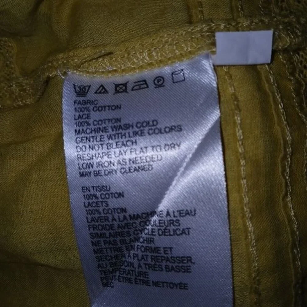 Urban Outfitters Yellow Ruffle Crop Top - Picture 7 of 7